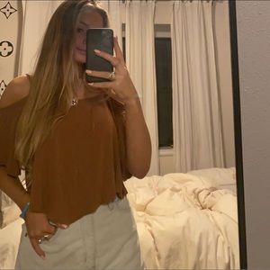 American Eagle off the shoulder tank